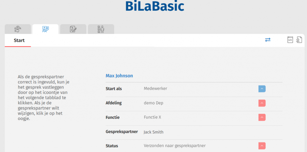 Bila Basics voorbeeld